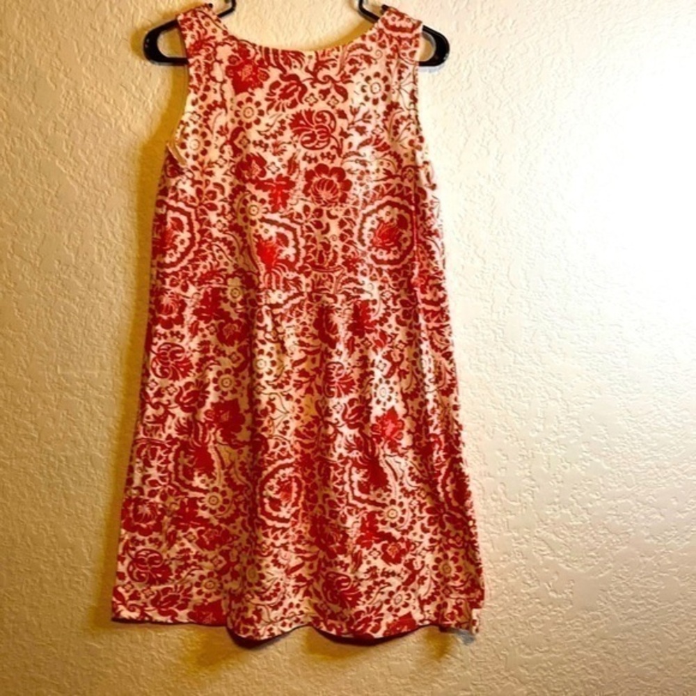 WILD Palms cotton lined summer tank dress floral small